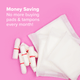 save money with menstrual cups compared to pads and tampons